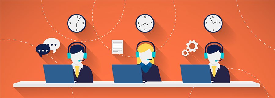 blended call center article